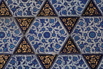 Iznik Tiles, Topkapi Palace, Istanbul, Turkey