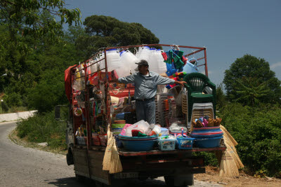 Turkish Plastics Vendor, Anadolu Kavagi, Turkey