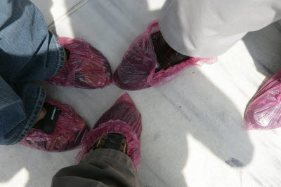 Booties, Dolmabahce Palace, Istanbul