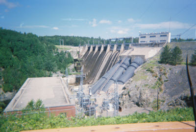 Dam on the Kennebec River