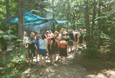 Lunch on the Rafting Trip