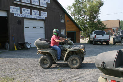 ATVing at North Country Rivers, Maine