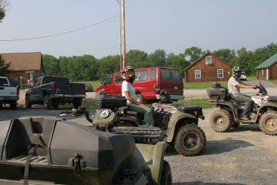 ATVing at North Country Rivers, Maine