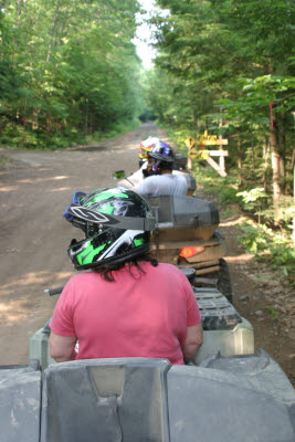 ATVing at North Country Rivers, Maine