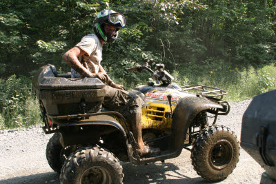 ATVing at North Country Rivers, Maine