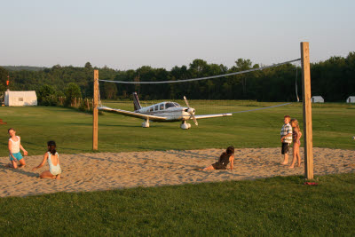 Runway at North Country River, Maine