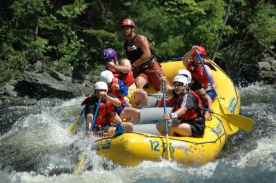 Whitewater Rafting on the Kennebec River, Maine