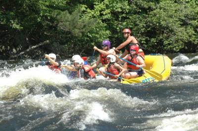 Whitewater Rafting on the Kennebec River, Maine