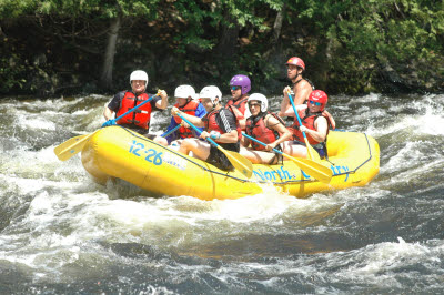 Whitewater Rafting on the Kennebec River, Maine