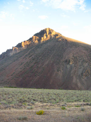 Twin Bridges peak from Trail Creek Road