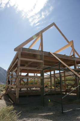 Cabin taking shape