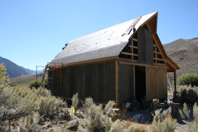 Shingling the backside