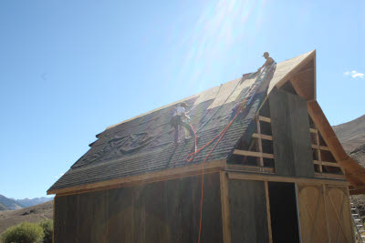 Shingling the backside