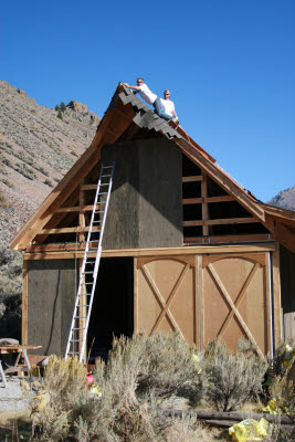 Roofing the widows peak