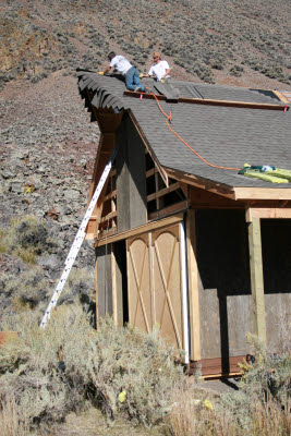 Roofing the widows peak