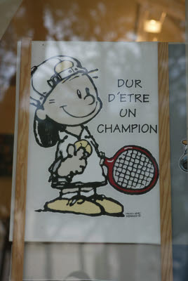 Screen Print from Monaco Tennis Tournament