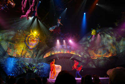 Stage show at Disney Sea