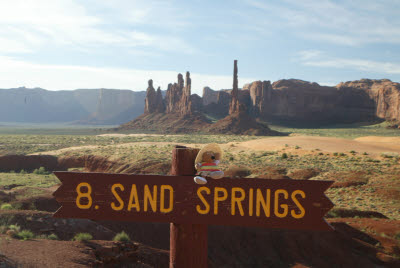 Mucho Mustacheo in Monument Valley