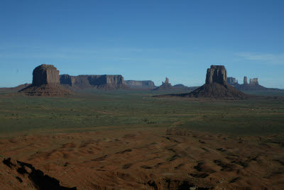 Expansive view of Monument Valley