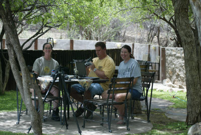 Lunchbreak at the Rhino Lodge