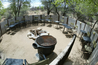 Dining Area of the Rhino Lodge